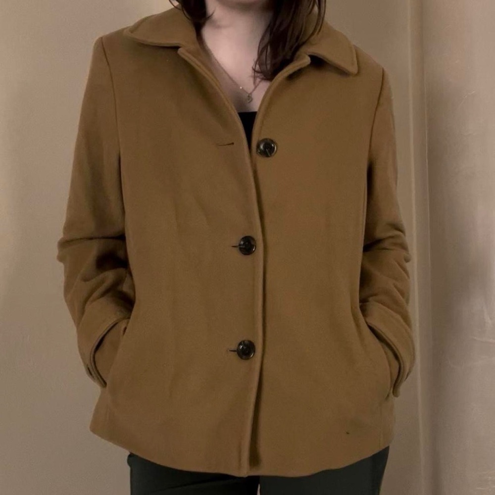 Lands End Tan Winter Jacket